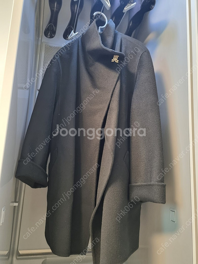 랑방컬렉션 캐시미어코트 새옷 한섬 타임--7