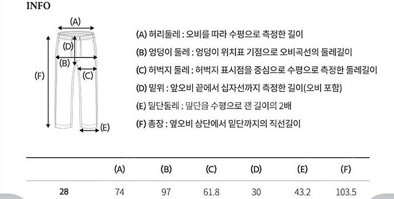 새상품)남자 후아유 스티치데님청바지(반값포함)--2