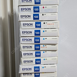 [카트리지] EPSON 133 정품, 16개 일괄