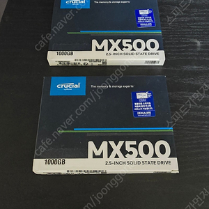 MX500 1테라 2개.. 미개봉..일괄 10만원에 판매