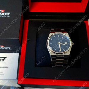 티쏘 prx 파워매틱80 40mm 청판