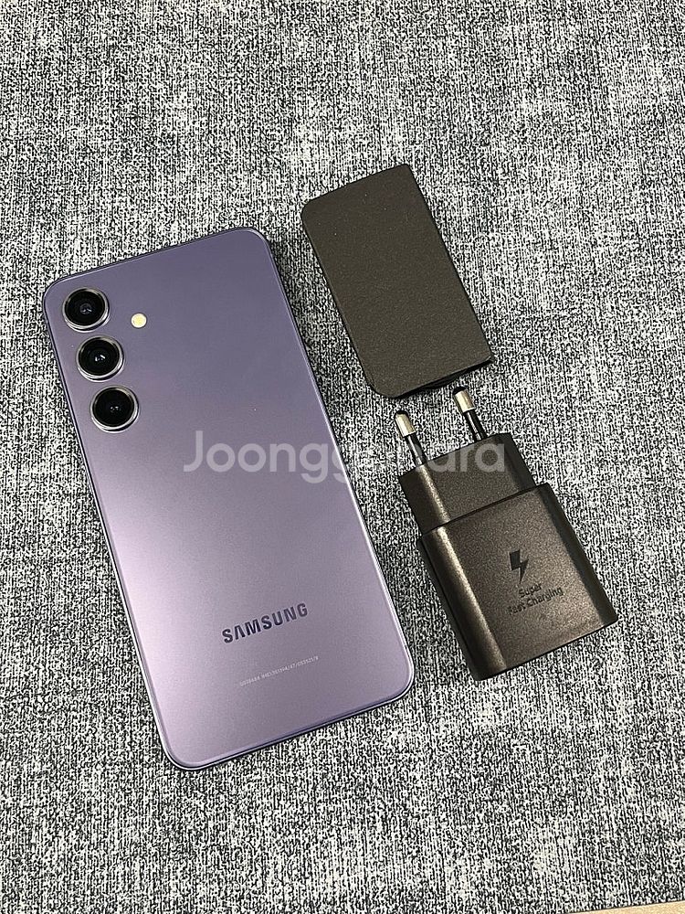 (대용량새상품급) 갤럭시S24 512G 퍼플 외관 하자...--1