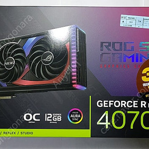 ASUS ROG STRIX RTX 4070Ti OC 12GB 인택앤컴퍼니 판매