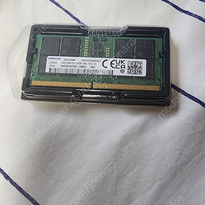 삼성전자 ddr5 5600 노트북 램 16gb(sodimm) 2장