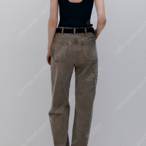 FARVEN CARPENTER DENIM PANTS_BROWN 파르벵 카펜터데님