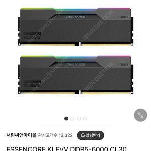 에센코어 클레브 DDR5 amd 구매합니다