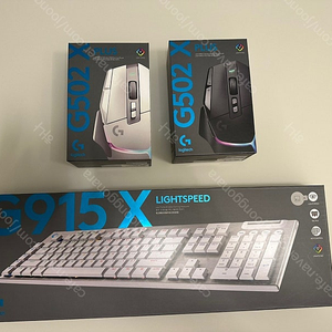 로지텍G G915 X LIGHTSPEED 키보드 화이트팝니다 /마우스 g502x plus 블랙 화이트 팝니다