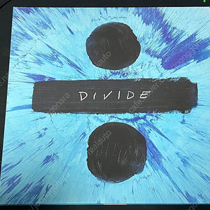 에드시런 3집 divide LP 블랙반 1회청음