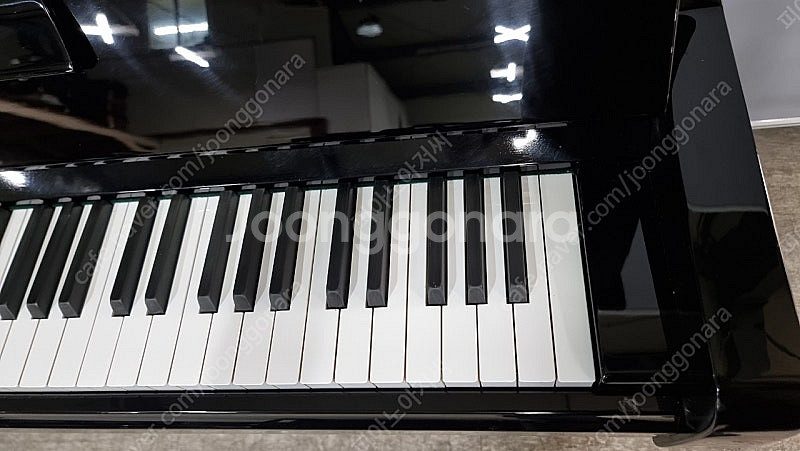 야마하피아노 U-1 블랙유광 made in japan--2