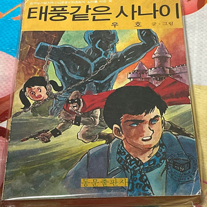 태풍같은 사나이 (우호) 1982년 발행 만화책