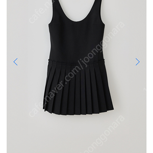 타낫 T/T Half pleated one-piece 블랙