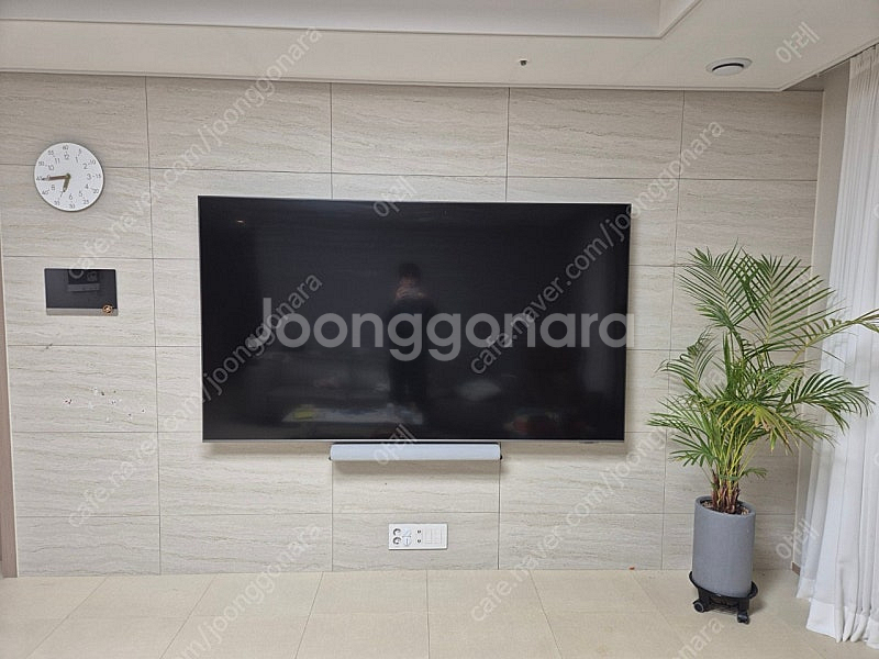 삼성 UHD 85인치 TV & 사운드바--0