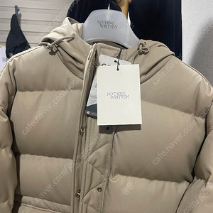 낫띵리튼 Nothing written Pred puffer parka (Beige)