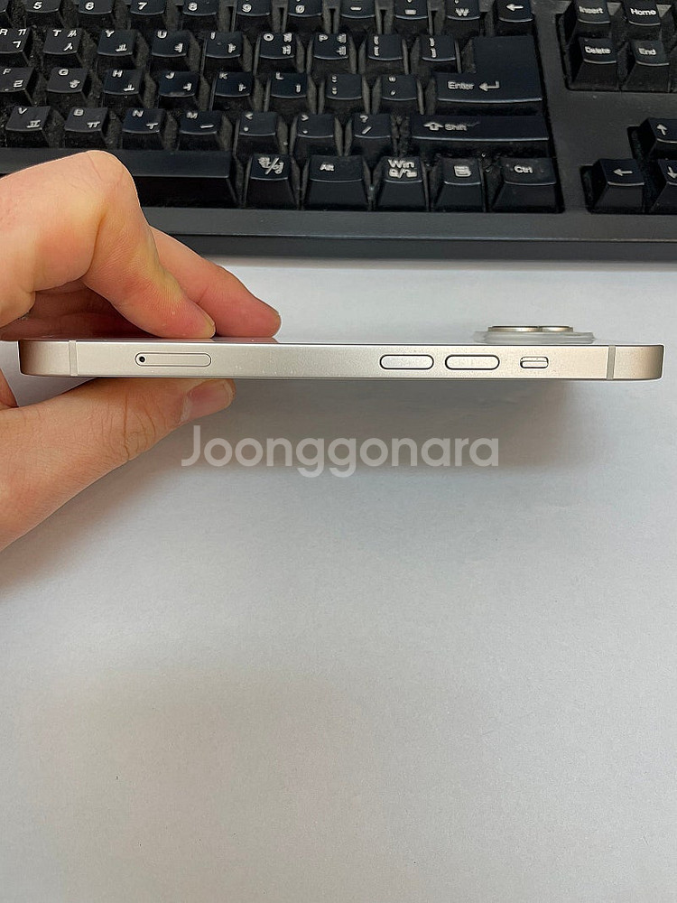 아이폰14 화이트 128GB 배터리88% 상태좋은 중고...--6