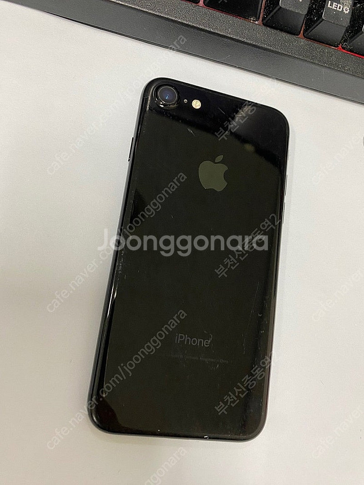 196922 아이폰7 제트블랙 액정SS급 128GB 무...--0