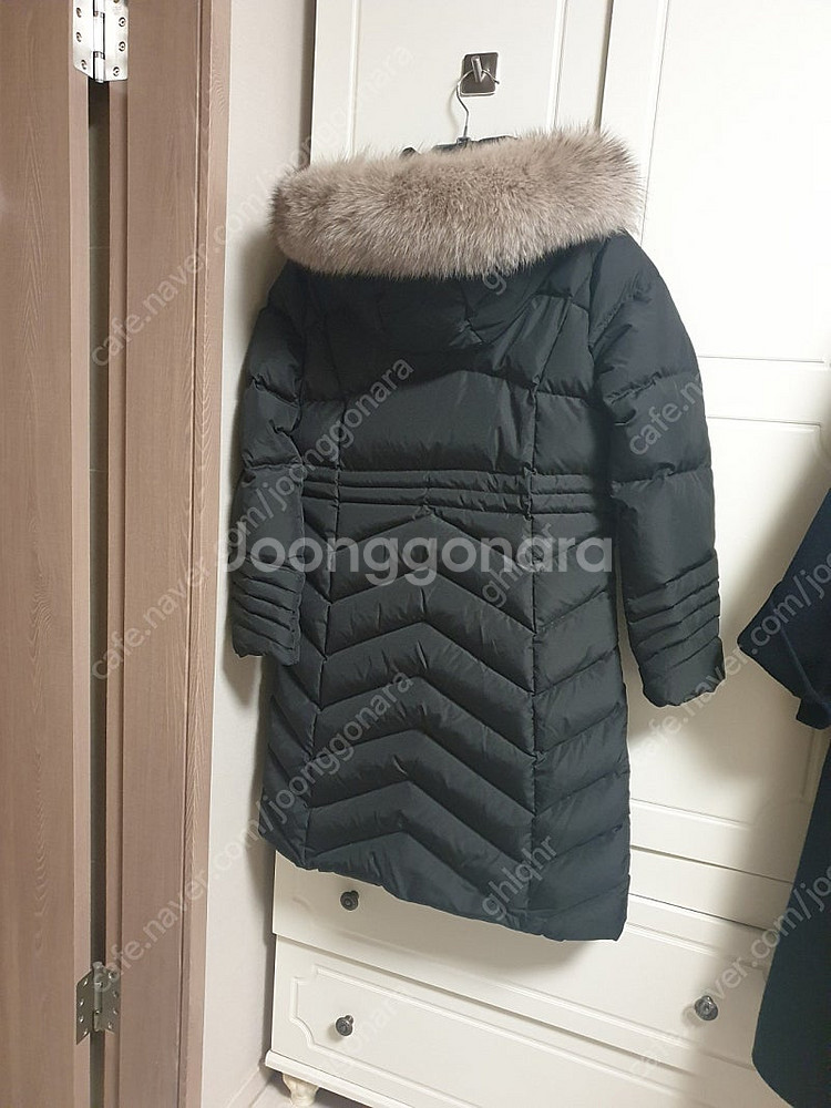 구스다운 롱패딩--0