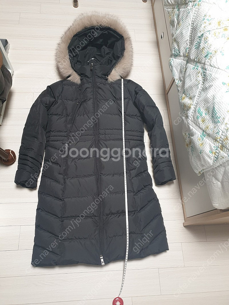 구스다운 롱패딩--6