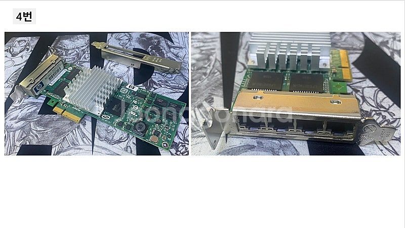 wd red nas hdd 7.5만, 4포트 랜카드 2...--1