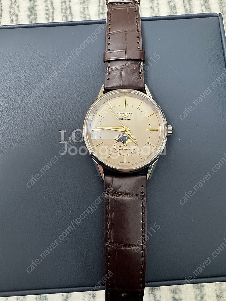 론진 시계 Flagship Heritage Moonph...--2