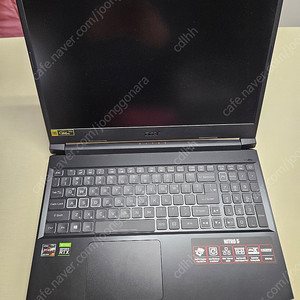 ACER 게이밍노트북 Nitro5 RTX3070 상태매우좋음 사진상세 동탄 AN515-45 3070