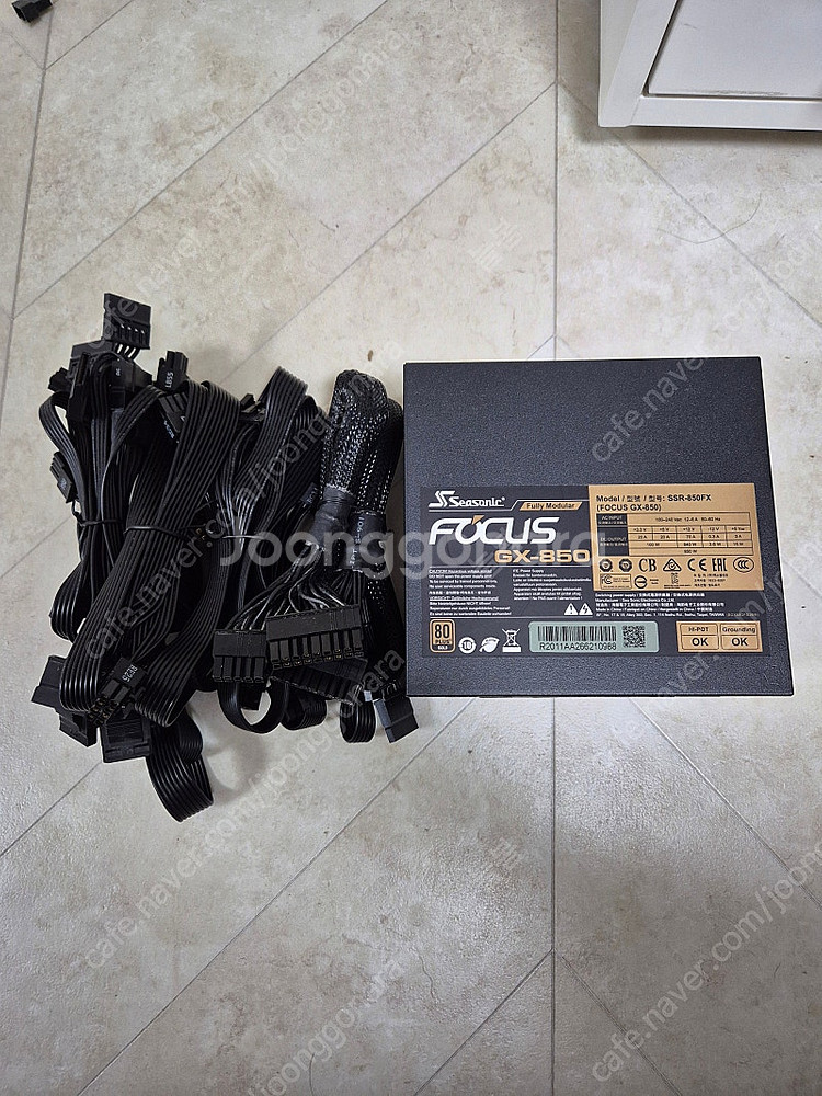 시소닉 FOCUS GOLD GX-850 풀모듈러 파워 ...--1