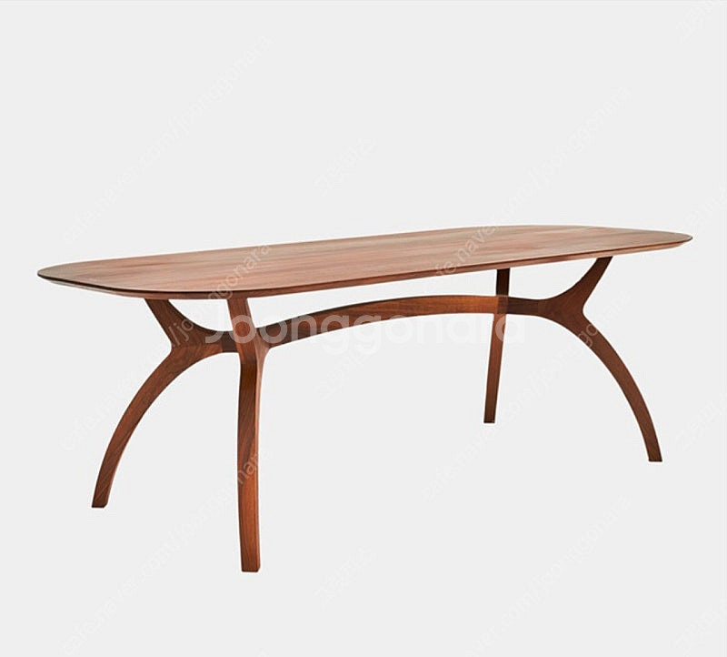 알렉스 뮐러 6인 월넛테이블 식탁 (수도권 배송 포함)--0