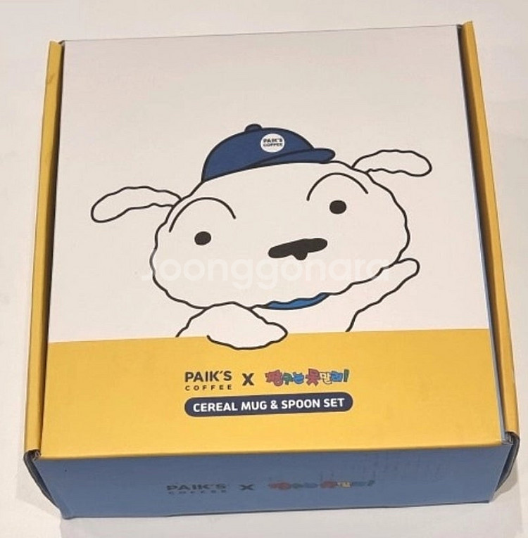 [새상품] 짱구 시리얼볼 짱구 시리얼 머그 & 스푼 세...--0