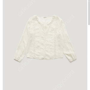 파르벵 BELL LACE BLOUSE_IVORY