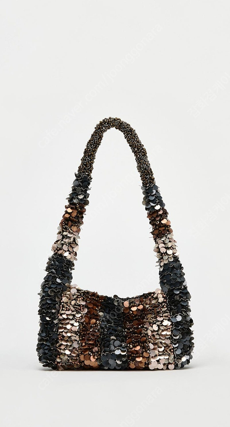 멀티컬러 시퀸 스팽글 숄더백 자라 ZARA 가방 미개봉 이미지