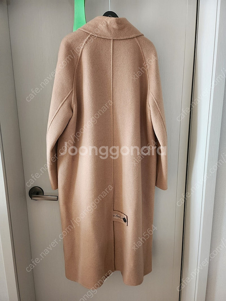 (미개봉새상품) 스위트숲 테이핑 핸드메이드 롱코트--2