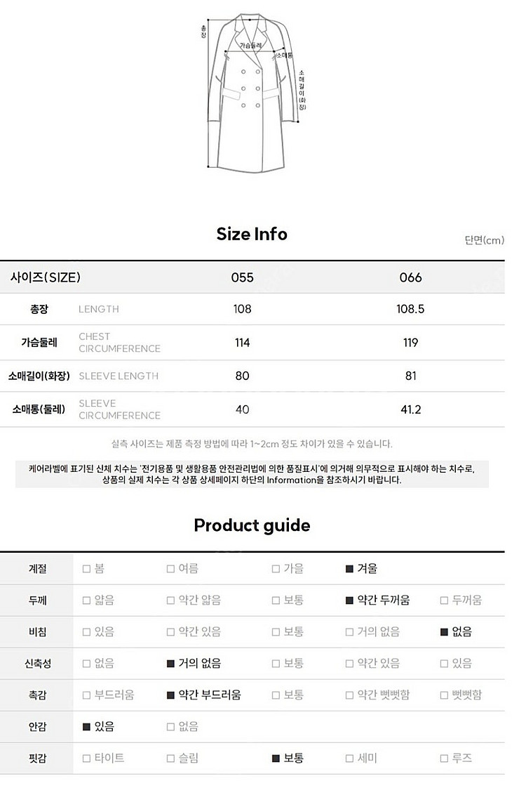 (미개봉새상품) 스위트숲 테이핑 핸드메이드 롱코트--4