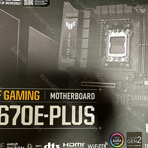 ASUS TUF GAMING X670E-PLUS 메인보드 판매합니다.