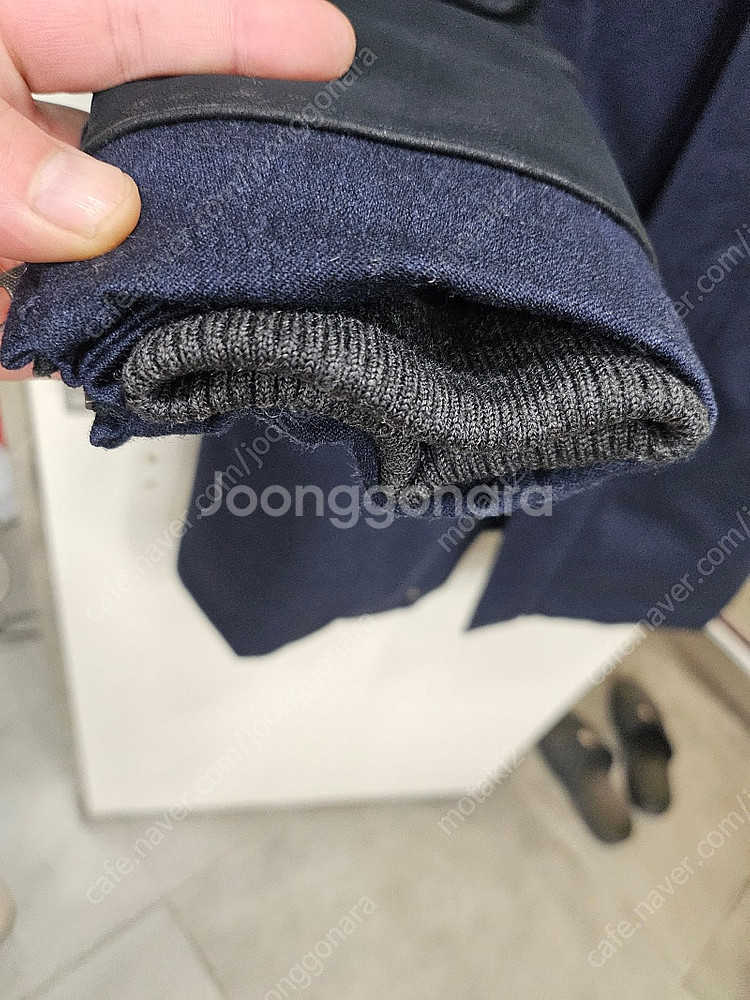 솔리드 옴므 가죽,울,양털,패딩--6