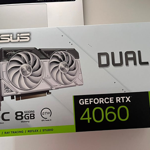 rtx4060 [ASUS] DUAL 지포스 RTX 4060 V2 O8G OC D6 8GB 화이트