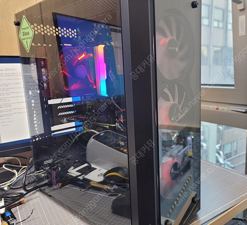 중고 사무실 컴퓨터 2대 판매 합니다. AMD Ryzen7 3800X i7-4790--3