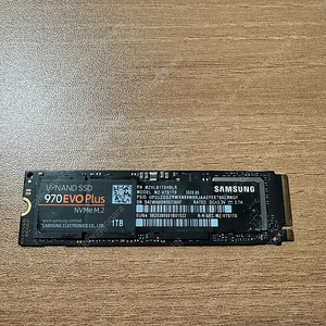 삼성 ssd 970 evo plus 1tb 판매합니다.