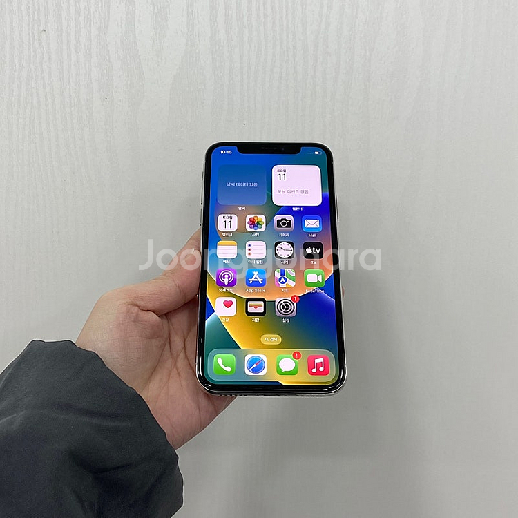 60109 아이폰X 실버 64GB 부산 중고폰 팝니다 ...--0