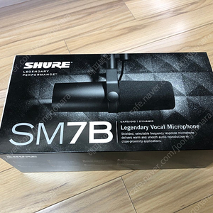 SURE SM7B 마이크 + Royer dBooster 부스터