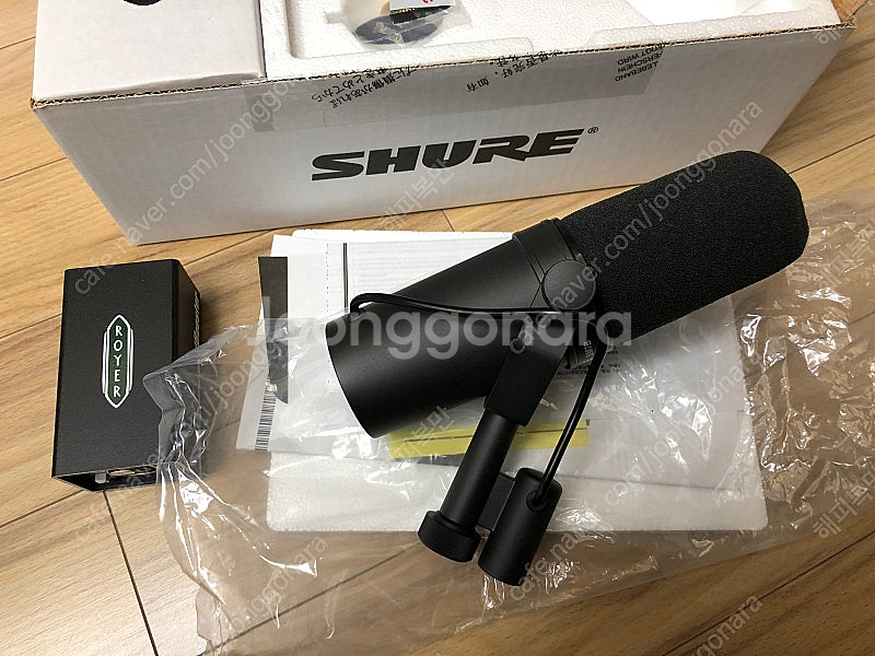 SURE SM7B 마이크 + Royer dBooster...--3