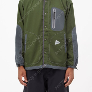 [새상품]앤드원더 andwander Vent hooded jacket