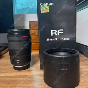 캐논 RF135 1.8L IS 판매합니다(민트급, 박스셋)