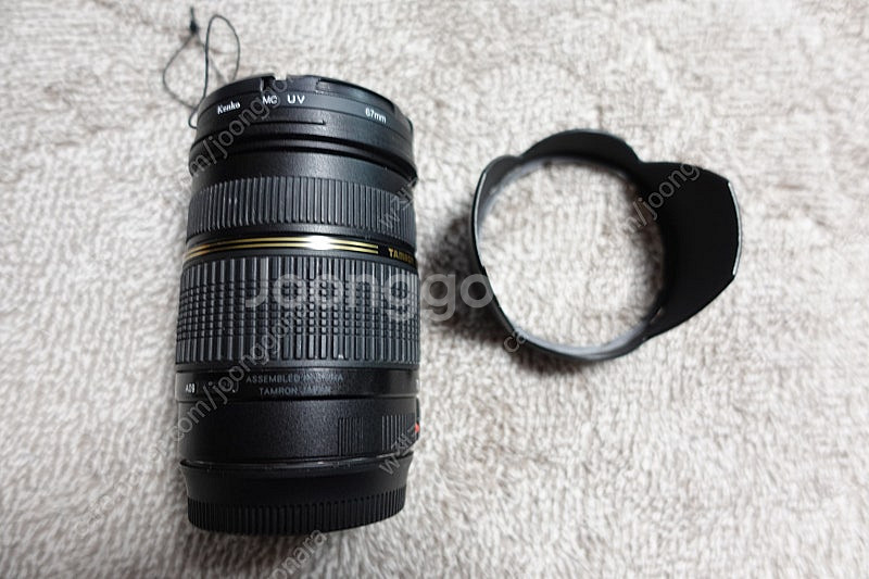 캐논 마운트 탐론 tamron 28 75 mm f 2.8 렌즈입니다. (후드, 필터 있음)--4