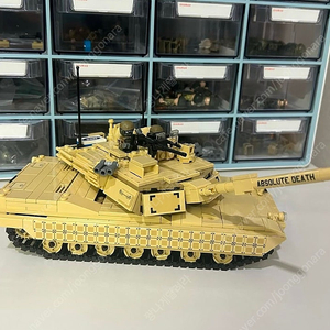 레고 밀리터리 브릭매니아 brickmania M1A2 전차 프린팅 파츠 사용 판매