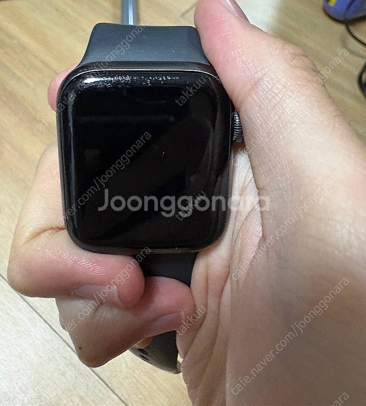 애플워치 se 1세대 40mm 나이키 스페이스그레이--4