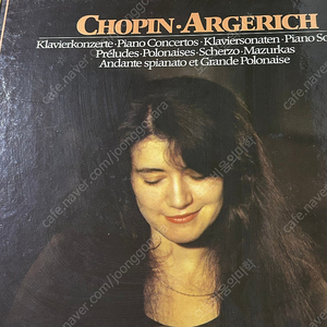 Chopin Argerich 쇼팽 아르게리치 lp