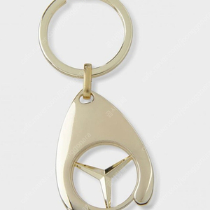 더효성클래스 메르세데스 벤츠 정품 골드 키링(Mercedes-Benz Keychain with shopping chip, gold)