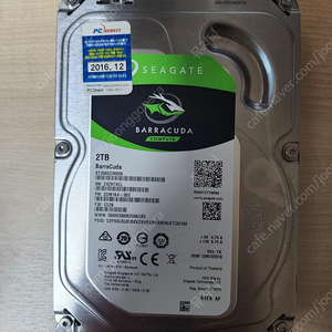 시게이트 3.5인치 HDD 2TB 판매