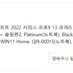 마이크로소프트 2022 서피스 프로9 13 코어i5 인텔 12세