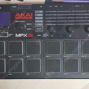 AKAI 아카이 MPX16 샘플러 드럼