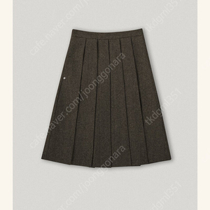 스무스무드 Meg Wool Pleats Skirt Brown (M)